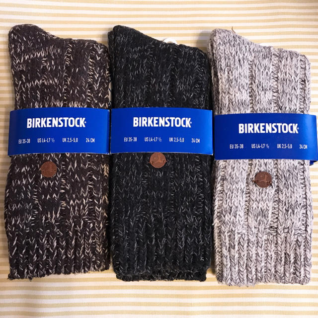 BIRKENSTOCK(ビルケンシュトック)の新品♡BIRKENSTOCK ビルケンシュトック 靴下 ３足セット レディースのレッグウェア(ソックス)の商品写真