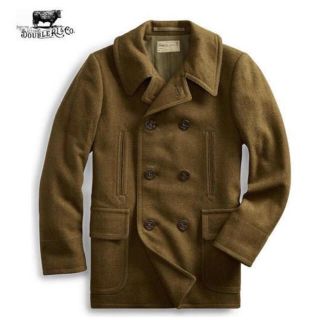 ダブルアールエル(RRL)の新品*RRL*ウール ツイル ピーコート*XS*　ダブルアールエル(ピーコート)