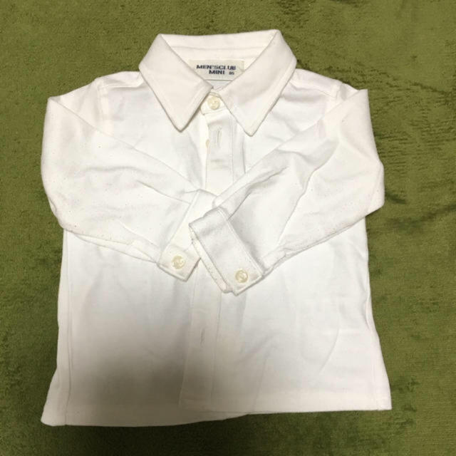 白シャツ 80サイズ 入学式や入園式にも ネクタイつき キッズ/ベビー/マタニティのベビー服(~85cm)(セレモニードレス/スーツ)の商品写真