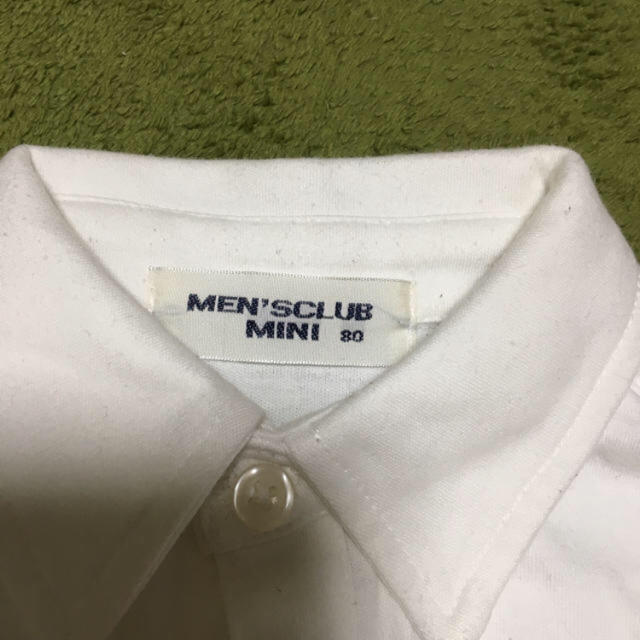 白シャツ 80サイズ 入学式や入園式にも ネクタイつき キッズ/ベビー/マタニティのベビー服(~85cm)(セレモニードレス/スーツ)の商品写真