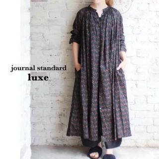 ジャーナルスタンダード(JOURNAL STANDARD)のジャーナルスタンダード ラックス リバティプリント ホームスパンローブワンピース(ロングワンピース/マキシワンピース)