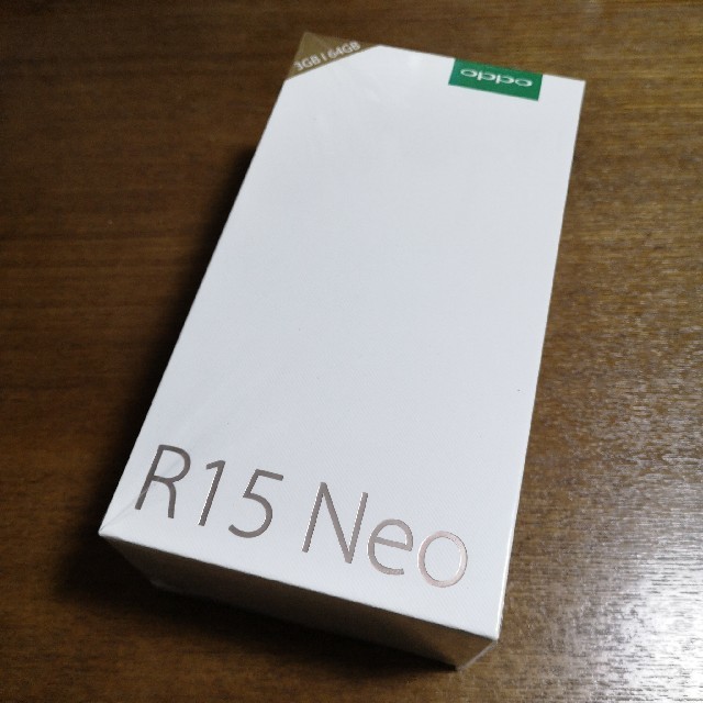 新作グッ OPPO R15 Neo 3GB/64GB ブルー スマートフォン本体