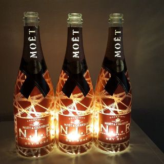 モエエシャンドン(MOËT & CHANDON)のモエシャンドン ネクターアンぺリアルロゼ(NIR)  空き瓶(シャンパン/スパークリングワイン)