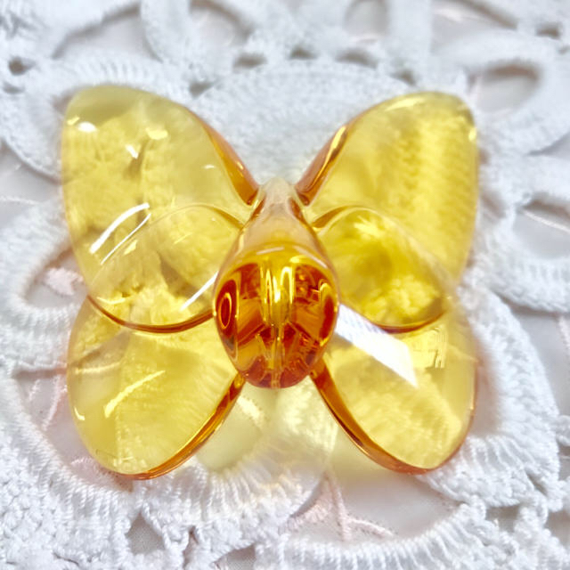 良好品】 Baccarat - バカラ ラッキーバタフライ パピヨン Baccarat 蝶 良好品】 Baccarat - バカラ ラッキーバタフライ パピヨン Baccarat 蝶