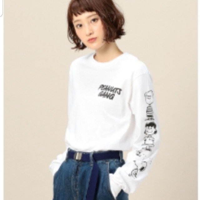 BEAUTY&YOUTH UNITED ARROWS(ビューティアンドユースユナイテッドアローズ)のPEANUTS カットソー レディースのトップス(Tシャツ(長袖/七分))の商品写真