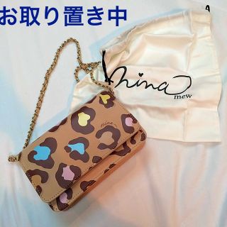 ニーナミュウ(Nina mew)のニーナミュウ♡ヒョウ柄チェーンウォレット(財布)