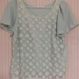 マジェスティックレゴン(MAJESTIC LEGON)の花柄レースT(Tシャツ(半袖/袖なし))