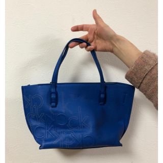 カルバンクライン(Calvin Klein)の令和記念値下！Calvin Klein カルバンクライン ブルー ミニトート(トートバッグ)