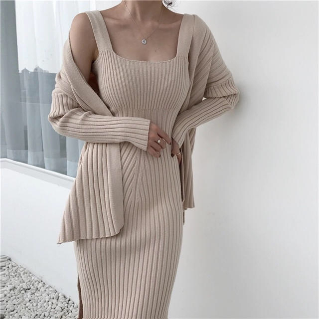Zara 送料無料 ニット ワンピース カーディガン セットアップ ベージュ ロングの通販 By Mimis ザラならラクマ Zara 送料無料 ニット ワンピース カーディガン セットアップ ベージュ ロングの通販 By Mimis ザラならラクマ