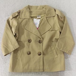 ギャップキッズ(GAP Kids)の新品タグ付き！春裏地付きベージュトレンチコート100！(ジャケット/上着)