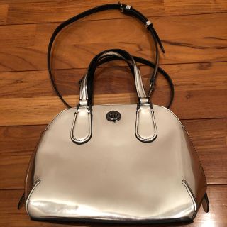 コーチ(COACH)のvivikko様専用　COACH シルバー バッグ (ハンドバッグ)