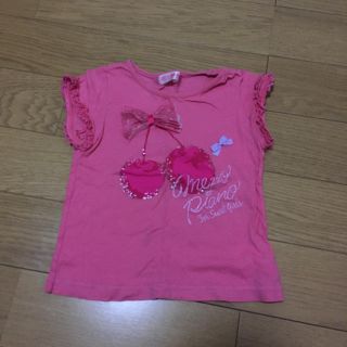 メゾピアノ(mezzo piano)のmezzo piano Ｔシャツ ピンク 110(Tシャツ/カットソー)