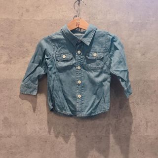 ベビーギャップ(babyGAP)のbabygap デニムカラーシャツ(シャツ/カットソー)