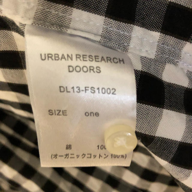 URBAN RESEARCH(アーバンリサーチ)のアーバンリサーチドアーズ ギンガムチェックシャツ レディースのトップス(シャツ/ブラウス(長袖/七分))の商品写真
