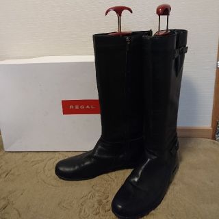 リーガル(REGAL)のREGALリーガル革ブーツ 黒(ブーツ)