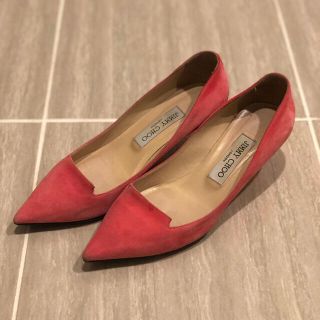 ジミーチュウ(JIMMY CHOO)の【JIMMY CHOO/ジミーチュウ】ピンク パンプス 36ハーフ 23㎝(ハイヒール/パンプス)