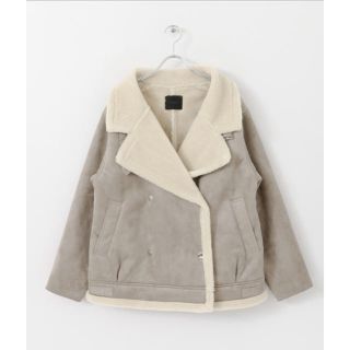 ケービーエフ(KBF)の新品▷KBF＊ムスタンBIGジャケット    L/BEIGE(ムートンコート)