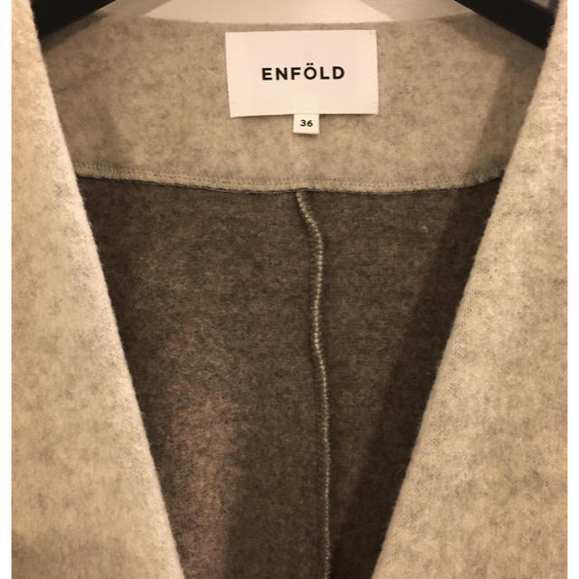ブランド ENFOLD カーデ ィガン コートの通販 by Pi' shop｜エンフォルドならラクマ - enfold エンフォルド ノーカラー ↮ですのでご