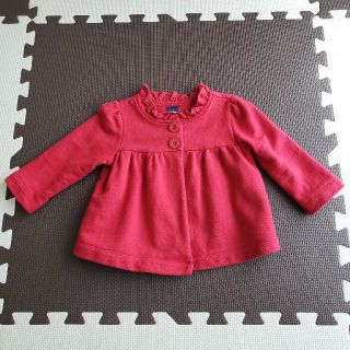 ベビーギャップ(babyGAP)のベビーギャップの春コート　赤　80(ジャケット/コート)