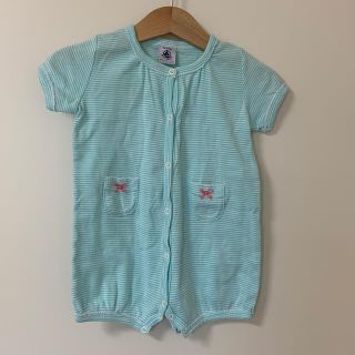 プチバトー(PETIT BATEAU)のプチバトー ベビー夏服 3m/60㎝(カバーオール)