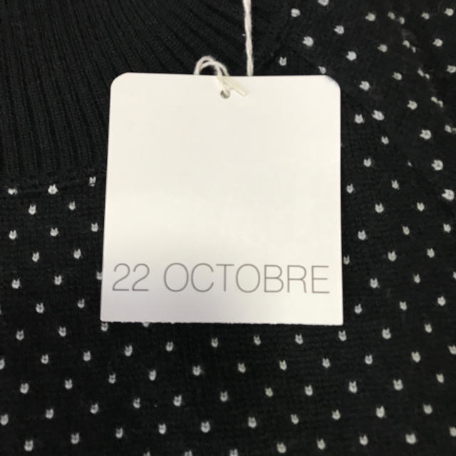 22 OCTOBRE(ヴァンドゥーオクトーブル)の【新品】22OCTOBRE  半袖タートルニット♡ レディースのトップス(ニット/セーター)の商品写真