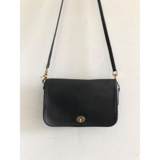 COACH - 美品 オールドコーチ ポケットパース ショルダーバッグ ブラック 9755の通販｜ラクマ