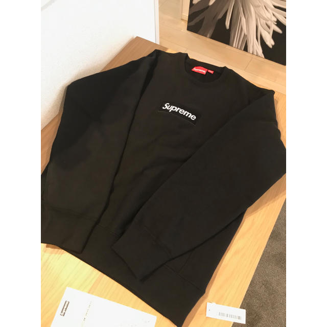 Supreme Box Logo クルーネック 黒L