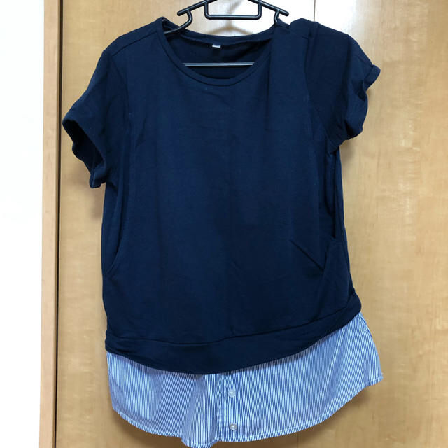 授乳服  半袖Tシャツ キッズ/ベビー/マタニティのマタニティ(マタニティトップス)の商品写真