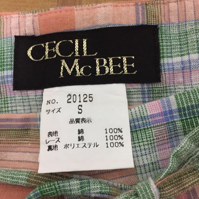 CECIL McBEE(セシルマクビー)のセシルマクビーチェックパンツ👖 レディースのパンツ(ショートパンツ)の商品写真