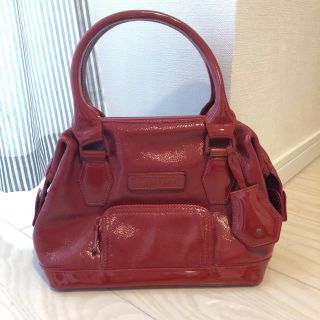 ロンシャン(LONGCHAMP)のロンシャン パテントレザーハンドバッグ(ハンドバッグ)