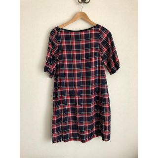 ドレステリア(DRESSTERIOR)の【美品】ドレステリア   チェックワンピース(ミニワンピース)