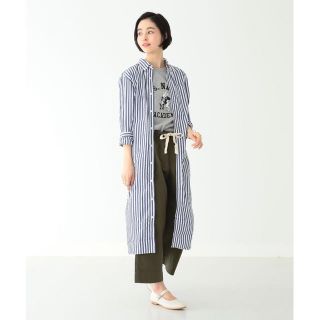 ビームスボーイ(BEAMS BOY)のにじお☺︎様専用   新品 ロングストライプシャツ(ロングワンピース/マキシワンピース)