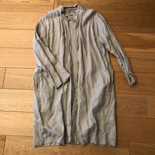 イデー(IDEE)のpool いろいろの服 コート ベージュ(ロングコート)