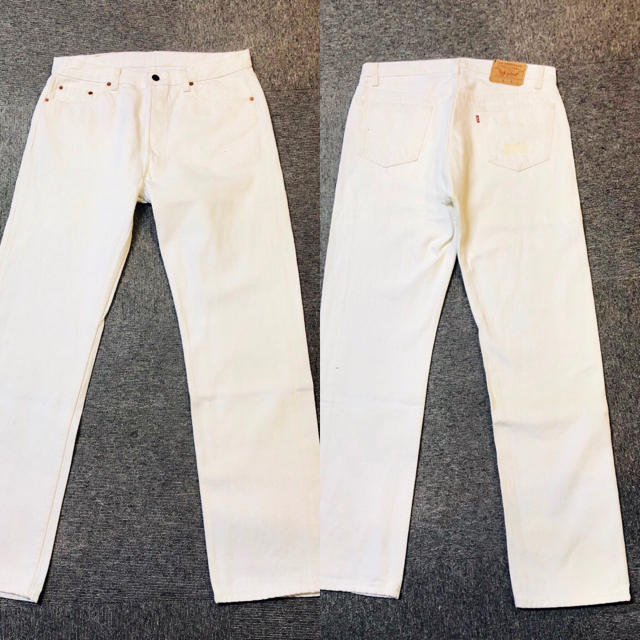 Levi’s  501 ホワイトジーンズ W36 Made in USA 2
