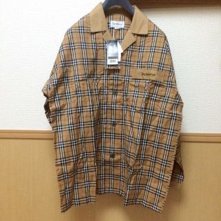 バーバリー(BURBERRY)の新品超レア バーバリー パジャマ シャツ ノバチェック ルーズシルエット(シャツ)