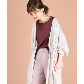 ナチュラルクチュール(natural couture)のHANA様専用 ナチュラルクチュール ウエストドロストサテンガウン(ロングワンピース/マキシワンピース)