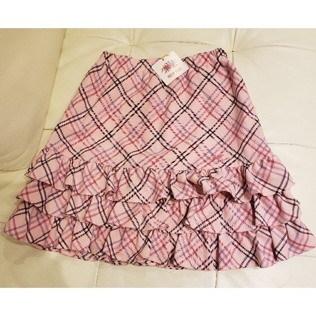 mezzo piano(メゾピアノ)の新品　メゾピアノ　フリルスカート　135㎝ キッズ/ベビー/マタニティのキッズ服女の子用(90cm~)(スカート)の商品写真