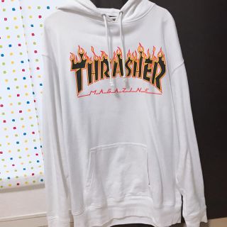 スラッシャー(THRASHER)のスラッシャー パーカー 白(パーカー)