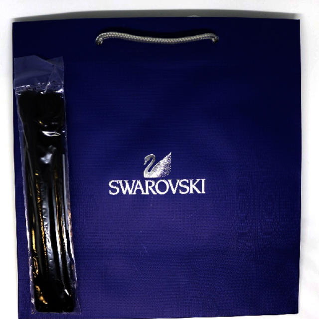 SWAROVSKI(スワロフスキー)のSWAROVSKI スワロフスキー ボールペン ブラック インテリア/住まい/日用品の文房具(ペン/マーカー)の商品写真