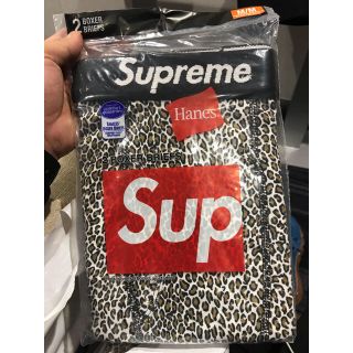 シュプリーム(Supreme)の【ステッカー付】supreme ヒョウ柄 ボクサーパンツ レオパード(ボクサーパンツ)