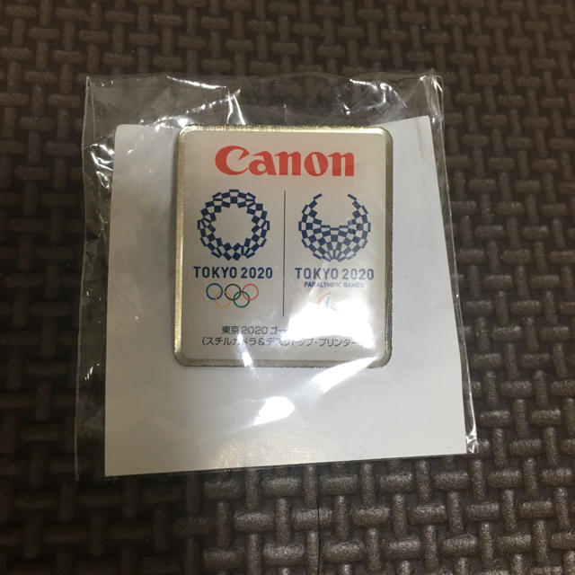 Canon(キヤノン)の東京オリンピック エンタメ/ホビーのアニメグッズ(バッジ/ピンバッジ)の商品写真
