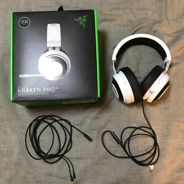 LAZER(レイザー)のふ様 専用 RAZER kraken pro v2 スマホ/家電/カメラのオーディオ機器(ヘッドフォン/イヤフォン)の商品写真