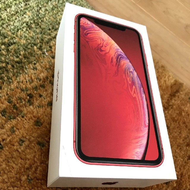 iphone XR 256GB 赤　新品未使用　au