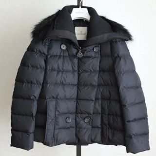 モンクレール(MONCLER)の⭕️ちびみみ様【超希少】極上品 32万 リアルファー ウール切替(ダウンジャケット)