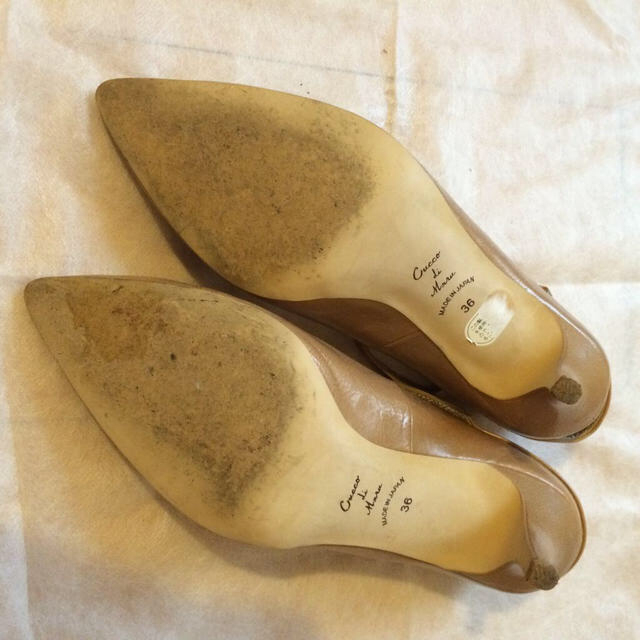 UNITED ARROWS(ユナイテッドアローズ)のベージュおめかしパンプス♡ レディースの靴/シューズ(ハイヒール/パンプス)の商品写真