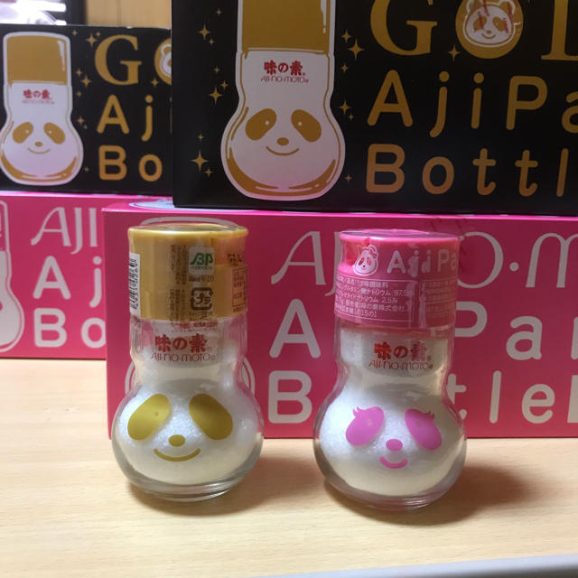 味の素(アジノモト)の味の素 アジパンダ ピンク ゴールド 食品/飲料/酒の食品(調味料)の商品写真