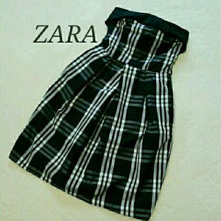 ザラ(ZARA)のZARA♥XS チェックワンピース(ひざ丈ワンピース)