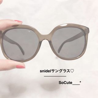 スナイデル(SNIDEL)のsnidelサングラス♡ ラウンドフレームサングラス(サングラス/メガネ)