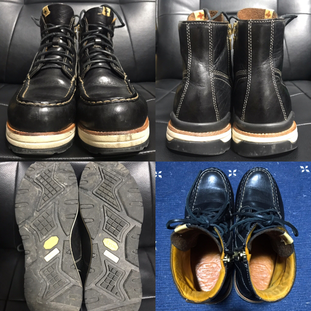 VISVIM(ヴィスヴィム)のvisvim 7HOLE MOC TOE 黒/26cm FIL限定 ブーツ メンズの靴/シューズ(ブーツ)の商品写真
