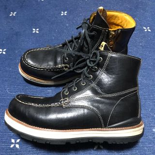 ヴィスヴィム(VISVIM)のvisvim 7HOLE MOC TOE 黒/26cm FIL限定 ブーツ(ブーツ)